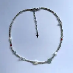 No.3 ビーズネックレス ハンドメイド