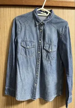デニム長袖シャツ Sサイズ