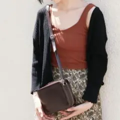 LOWRYS FARM スクエアショルダーBAG