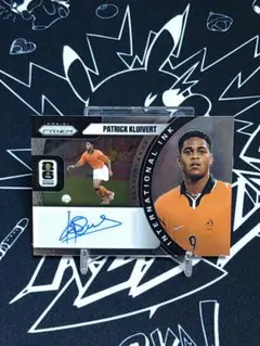 panini prizm Patrick Kluivert auto