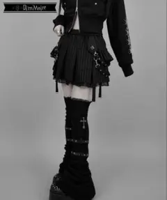 正規品 DimMoireディムモアール PUNKフリルミニスカート BLACK - メルカリ