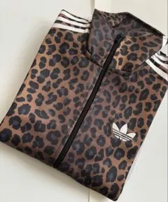 新品 アディダス 国内正規品 レオパード トラックジャケット ジャージ ヒョウ柄のサムネイル