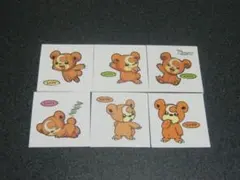 ヒメグマ　６枚セット　ポケモン　デコキャラシール　第一パン