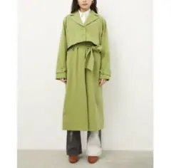 LAGUA GEM 3WAY SPRING COAT グリーン