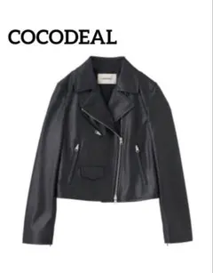 【美品】COCO DEAL ココディール スリットスリーブライダースジャケット