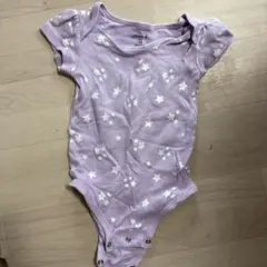 iPeekle ラベンダー 星柄ロンパース 18M