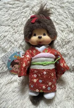 モンチッチ ベビチッチ 晴れ着 着物 袴 20周年記念 和装 日本 和服　2体 モンチッチ ベビチッチ 晴れ着 着物 袴 20周年記念 和装 日本 和服