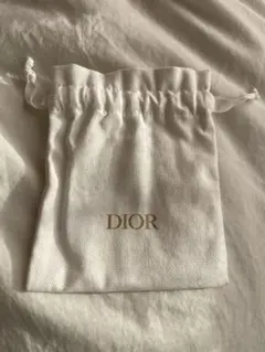 Dior ノベルティポーチ 白巾着