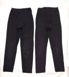 美品 PEACE FIT ブラックスパッツ 150 秋冬用 ２枚セット