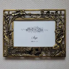 Sage 花柄フォトフレーム 21.3cm x 16.2cm