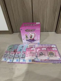 1番くじ　パワーパフガールズ A賞 ガールズパワー全開 ミラー付スマホスタンド
