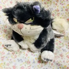 ぬいぐるみ ジョリーマンマ特大 オリエンタルトーイ 眠り猫 グレー