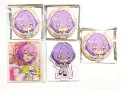 あんスタ アニカフェ ユメ 冬芽 コロッタ アクスタ 缶バッジ ホリデーのサムネイル