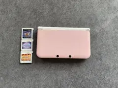 ニンテンドー3DS LL ピンク/ホワイト ゲームカード付き