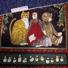 Moda by Deb Strain クリスマス パネル柄 生地 112×57