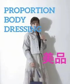 PROPORTION BODY DRESSING GジャンSサイズ アイスグレー