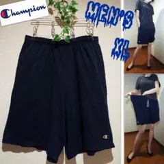 チャンピオン スエット ハーフパンツ MEN'S XL ネイビー 春 夏