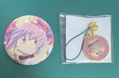 まどマギ　劇場版　缶バッジ、メタルチャーム　鹿目まどか
