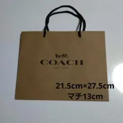 COACH コーチ ショッパー紙袋 中くらいサイズ