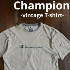 USA製！！【Champion チャンピオン】ヴィンテージTシャツ 90s 霜降