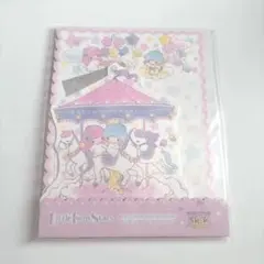 当時品 未開封 リトルツインスターズ キキララ等 レターセット 3点セット