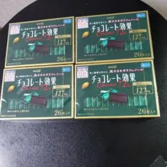 チョコレート効果 72% 26枚入りX 4箱セット