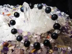 ダークブルータイガーアイ８mm　１５cm