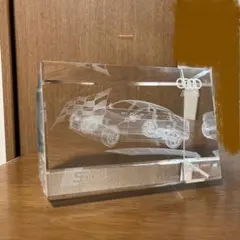 Audi S4 ガラスのオブジェ 置物 非売品