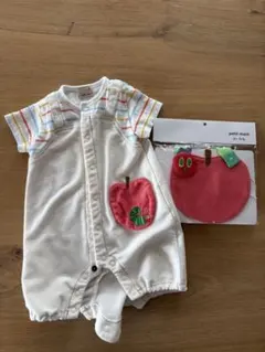 petit main はらぺこあおむしカバーオール