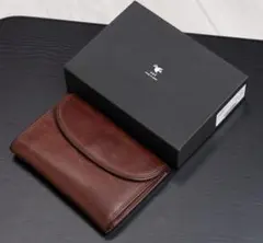 sot プエブロレザー ミドルウォレット　三つ折り財布 ユーズド ダークブラウンのサムネイル