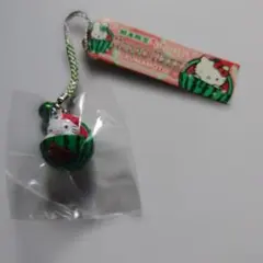 【新品】《熊本限定》ご当地キティ根付ストラップ　すいか