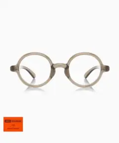 JINS × BEAMS DESIGN ラウンドメガネ 度付き　ケース付属