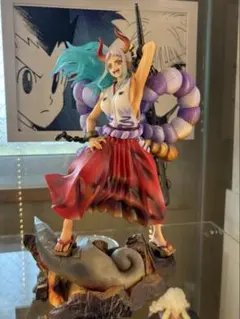 ONE PIECE ヤマトのフィギュア5点セット 缶バッジおまけ付き - メルカリ