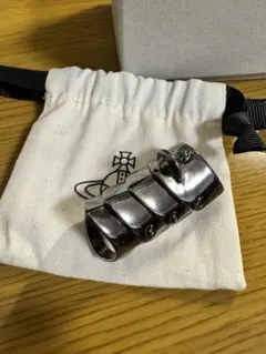 Vivienne Westwood アーマーリング　ガンメタル　Sサイズ　箱付き