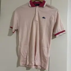 LACOSTE ピンク 半袖ポロシャツ