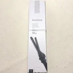 サロニアCアイロン 19mm SL-008AB コテ　黒　ブラック