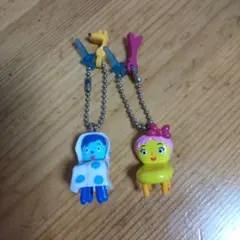 昭和レトロ バッジ 2個セット 当時物 きんぎょ注意報 リボン りぼん