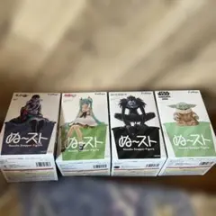 ぬーどるストッパーフィギュア 4種セット　リューク　ミク　薬売り　グローグ