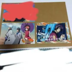 銀魂　ナンジャタウン　テレビアニメ再開！　非売品　ポストカード１枚　他ステッカー