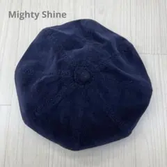 Mighty Shine マイティーシャイン コーデュロイ ベレー帽 ネイビー