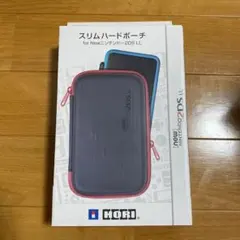 HORI スリムハードポーチ ブラック/レッド