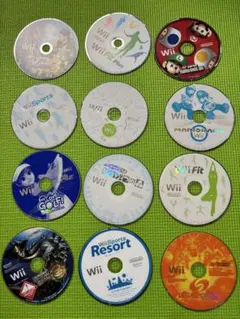 Wiiゲームディスク 12枚セット