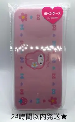 新品　サンリオ　マイメロ　カオハナ　Y2Kデザイン　缶ペンケース　筆箱
