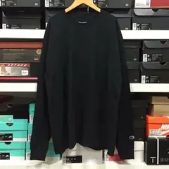 新品 Champion チャンピオン ビッグロンT 無地 メンズ ブラック XL