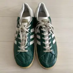 【珍品】adidas スニーカー グリーン/ホワイト