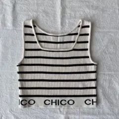 CHICO タンクトップ ボーダー