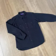 The North Face パープルレーベル　長袖　ネルシシャツ　ネイビー