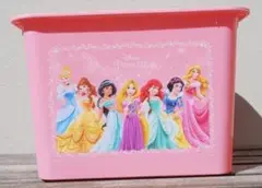可愛い　女の子pink ディズニープリンセス収納box