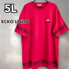 【タグ付き】 メンズ ECKO UNLTD 半袖Tシャツ 5L レッドのサムネイル