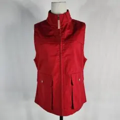 美品 カイタックインターナショナル ノースリーブジャケット ジャケットベスト L